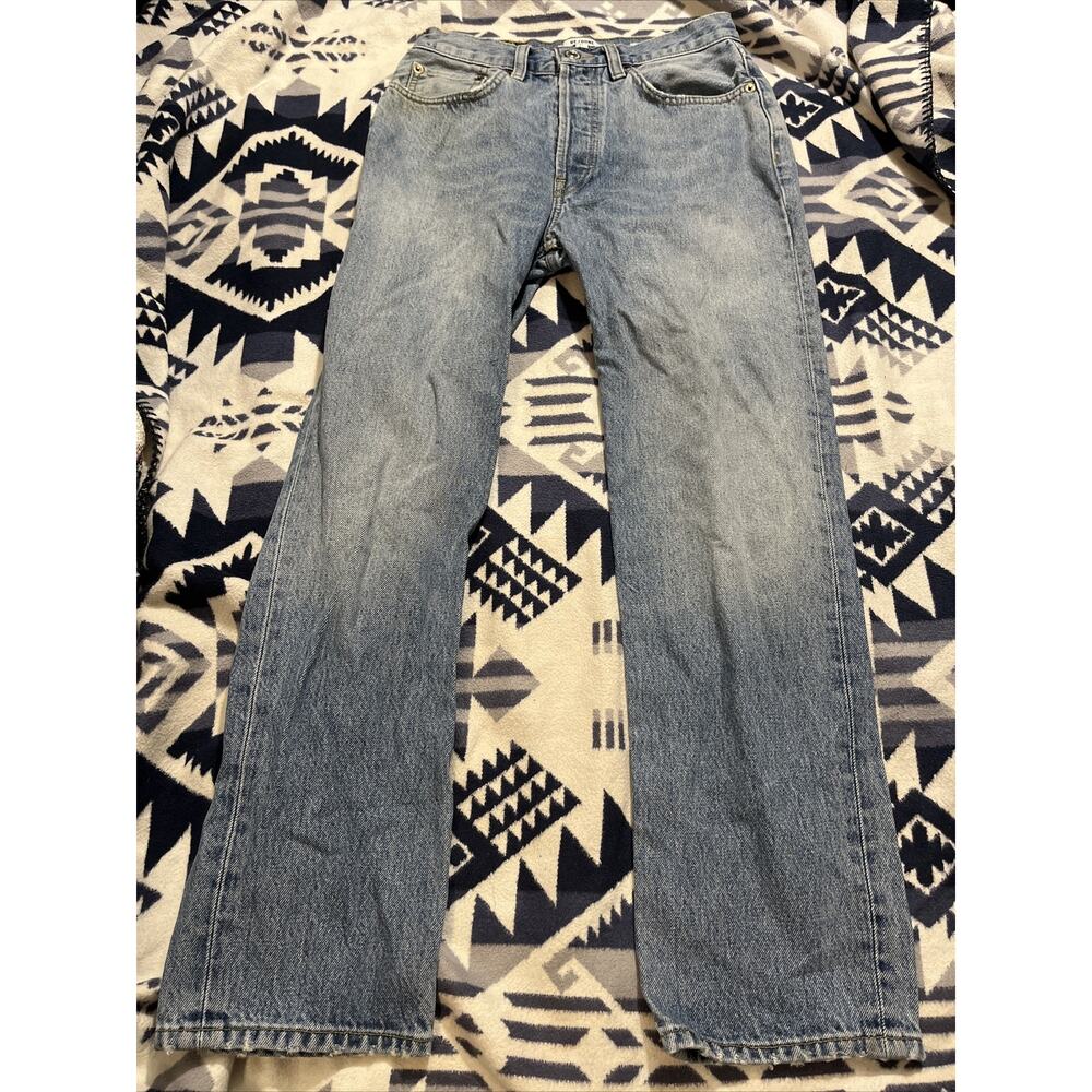 Re/Done Originals Women's Size 27 70's Stove Pipe 5 Button Fly High Rise Jeans